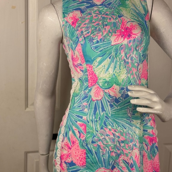 Lilly Pulitzer Mila Stretch Shift Pink Dress - Size 00 - Picture 6 of 17